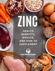 Zinc guide by Ingredientologist