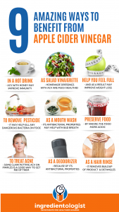 9 ways to benefits from Apple Cider Vinegar