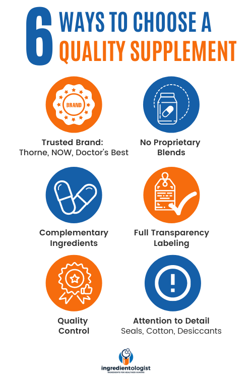 6 ways to choose a quality supplement